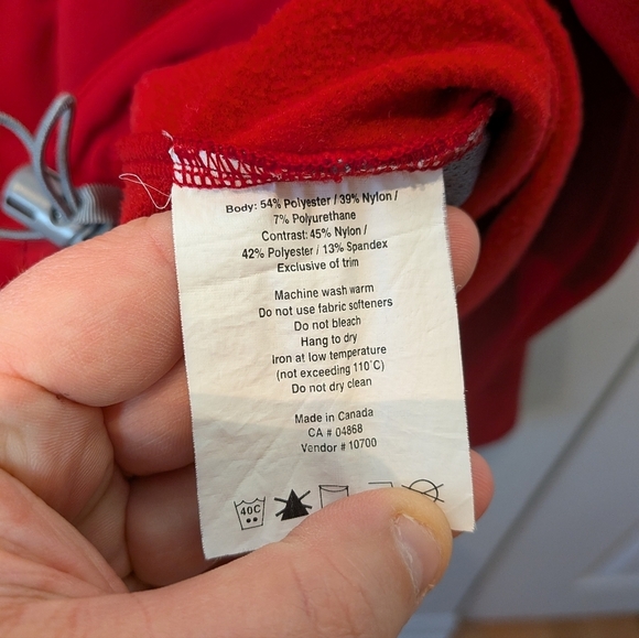 MEC Outdoor Mid Season Men Zip Sweater Up Size XXL Made In Canada Red Color - Picture 7 of 10